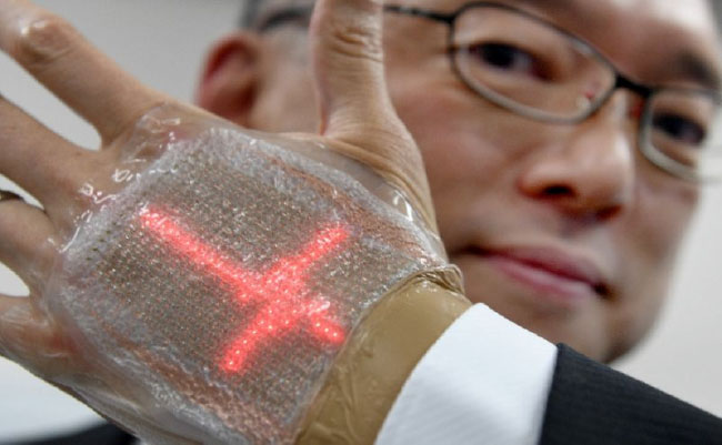 Japan Team Builds  Second Skin Message Display